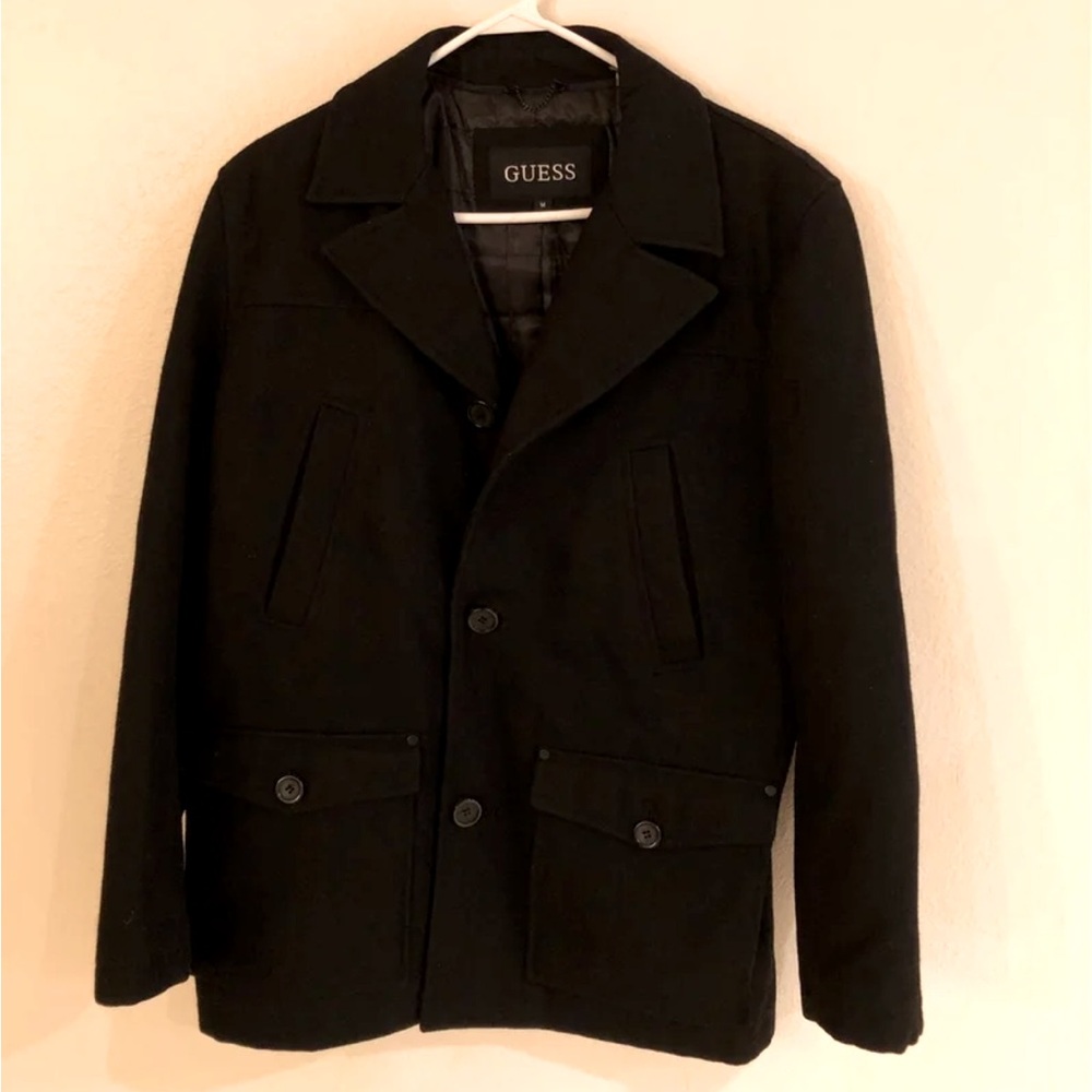 Men's Guess Peacoat - M ; Great Condition!